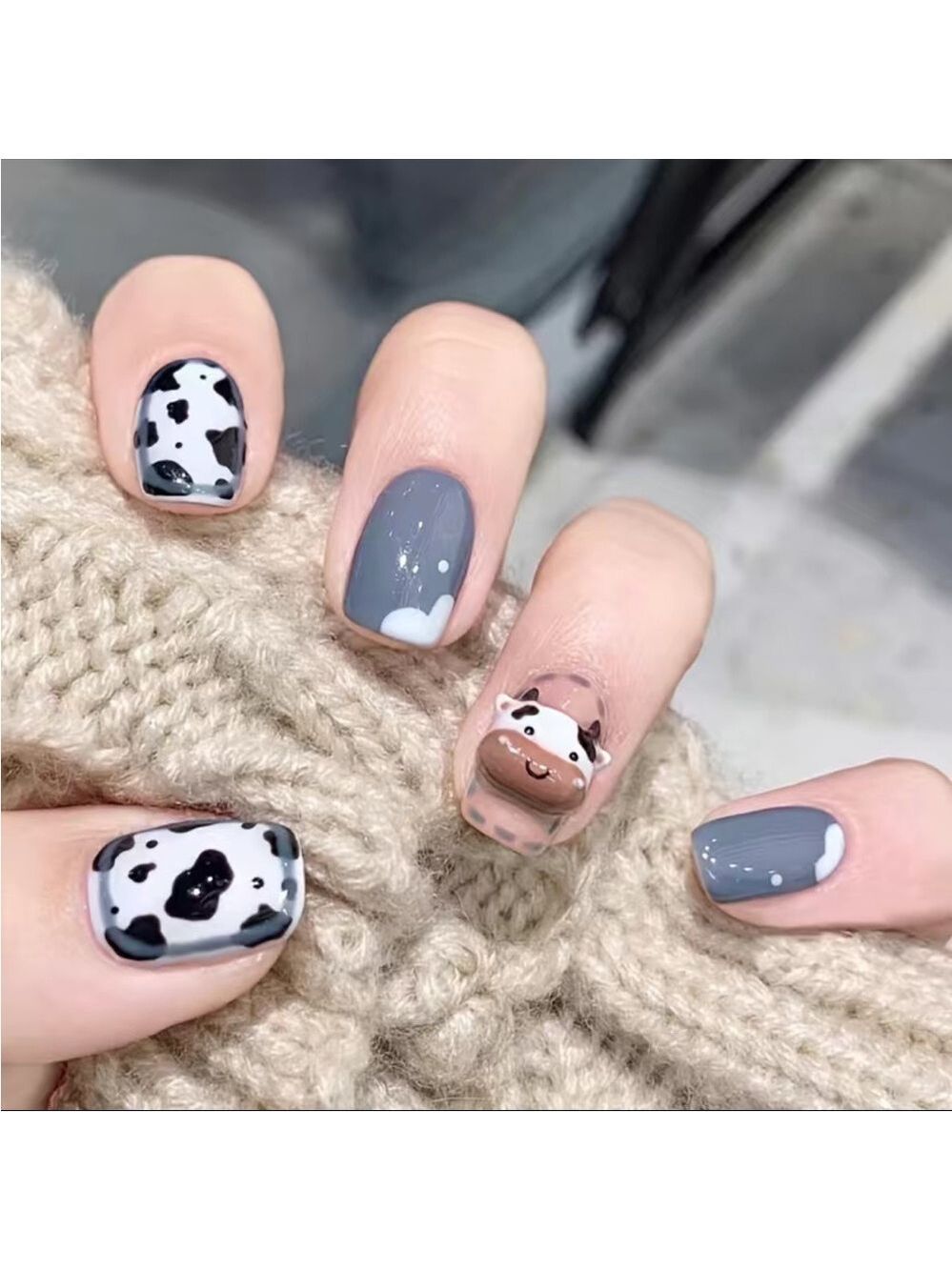 Milk Maiden - Nail Junkie - full artificial nail set